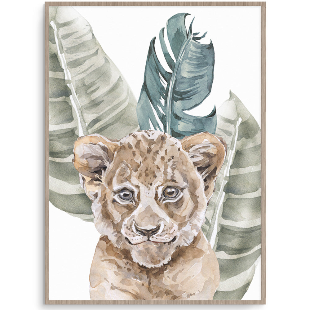 Baby Tiger Nursery Print