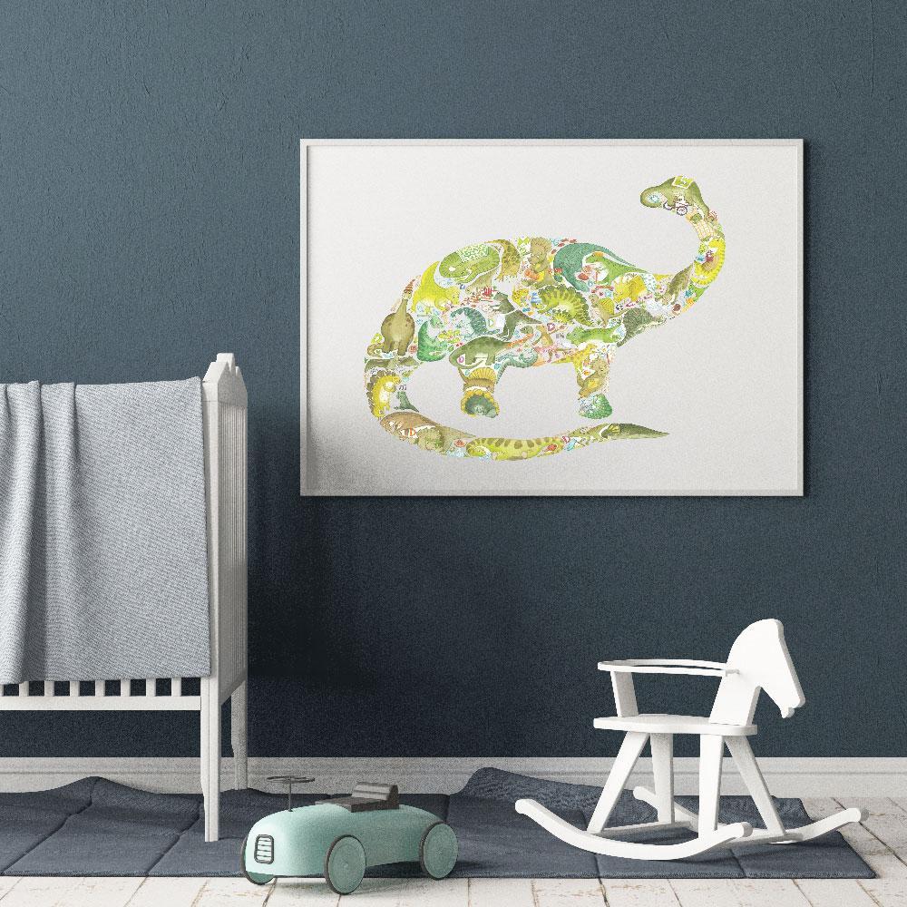 Dinosaur Wall Art For Kids