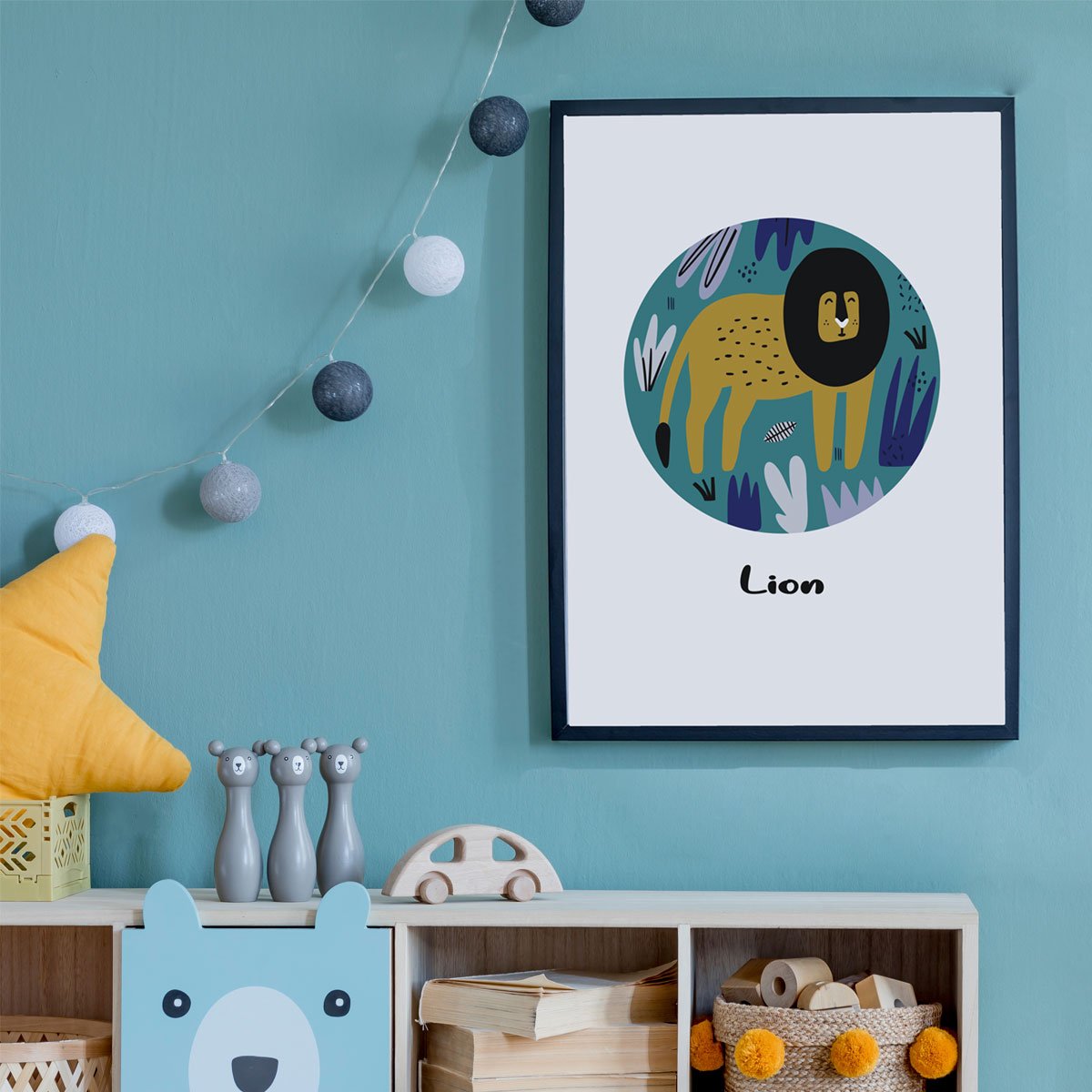 Lions, Tiger And Bears Kids Wall Art
