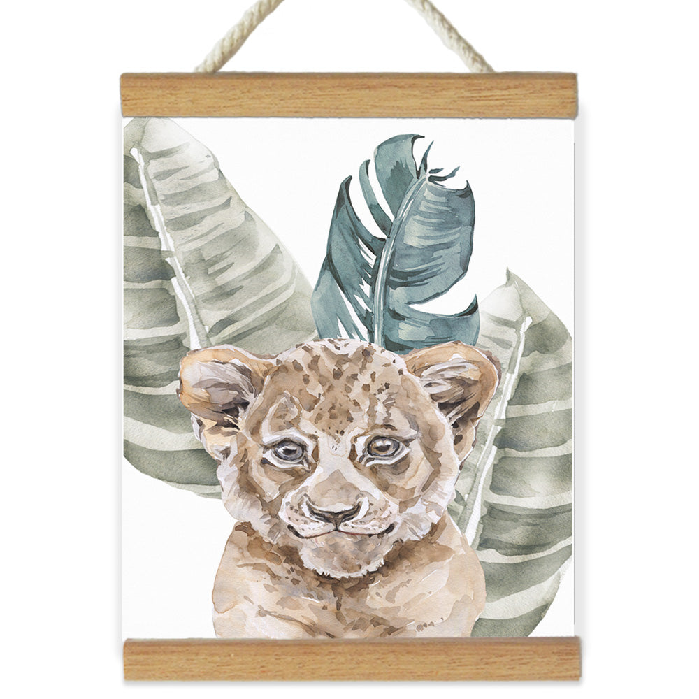 Baby Tiger Wall Banner For Nursery