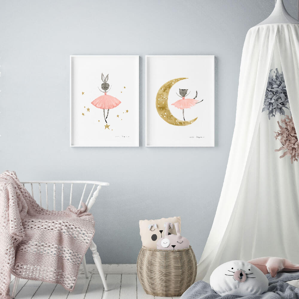 Girls Wall Art | Prints For Girls Room | Fizzy Pop Designs