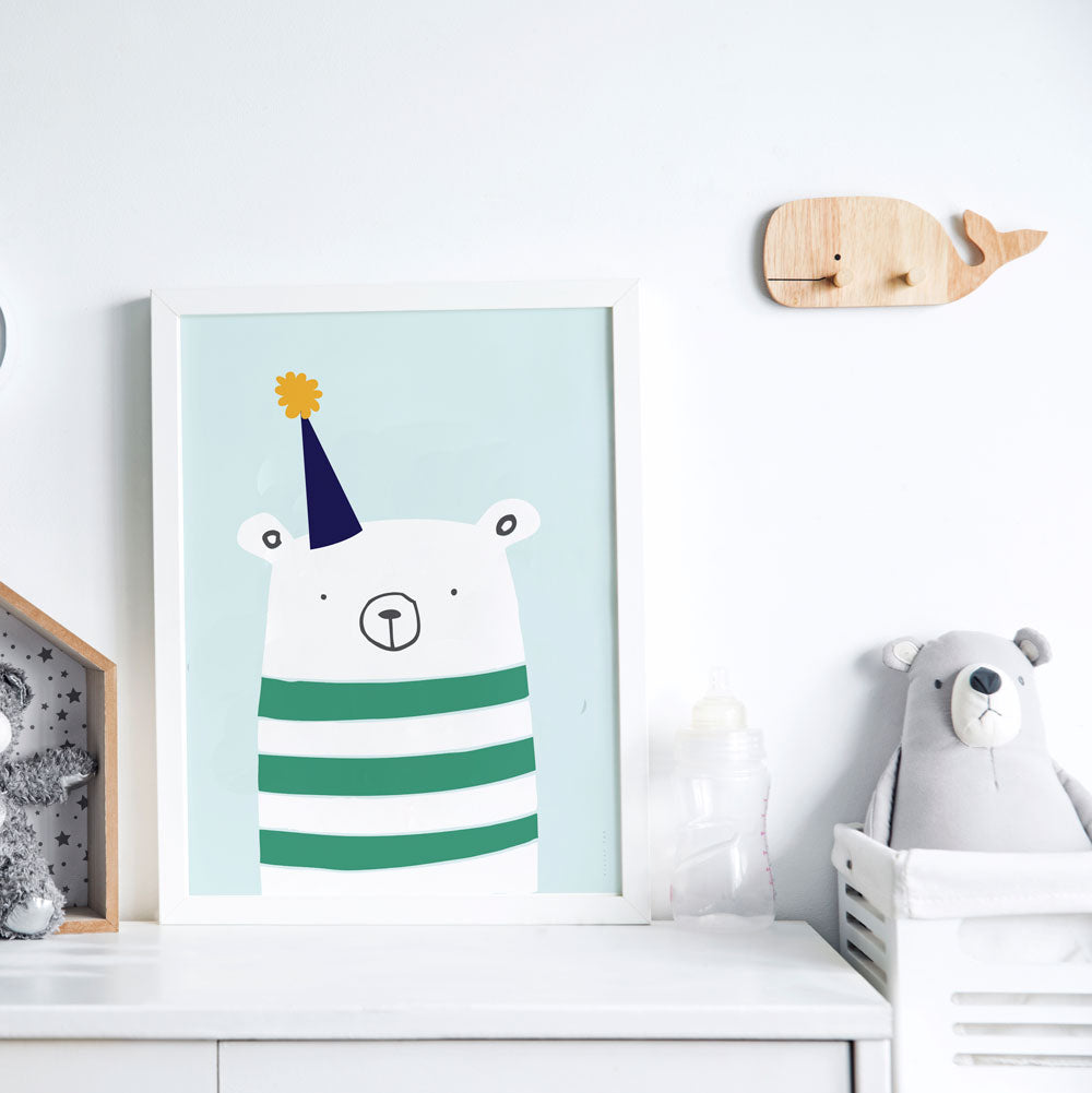 Party Bear Fun And Contemporary Wall Art For Boys