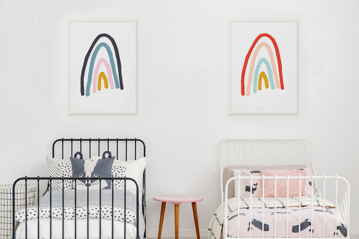 Rainbow Nursery And Kids Poster Print