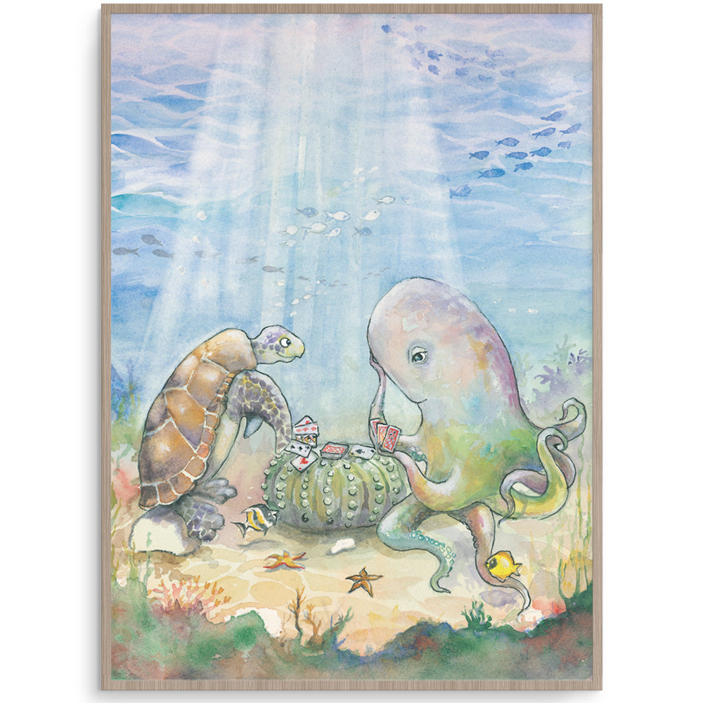 Underwater Children&#39;s Wall Art Print
