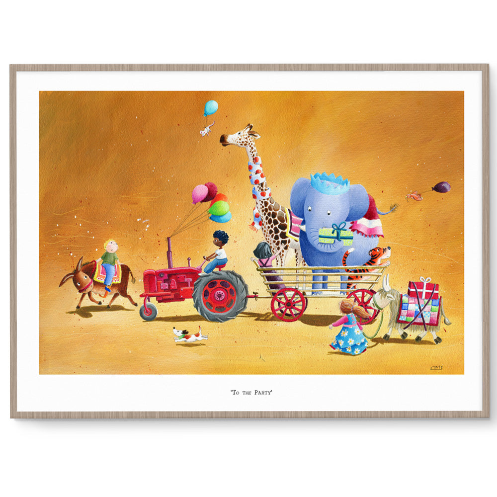 To The Party Nursery Art