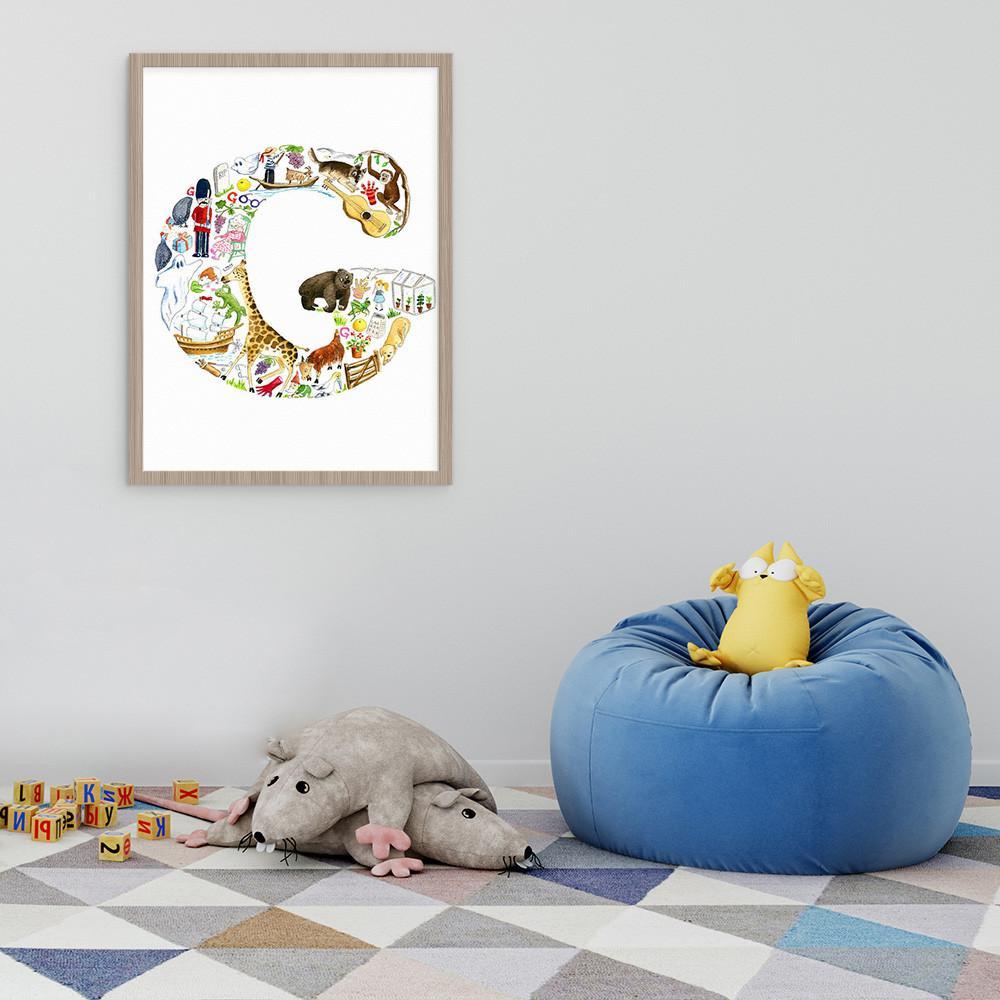 Personalise Their Room With A Letter G Print