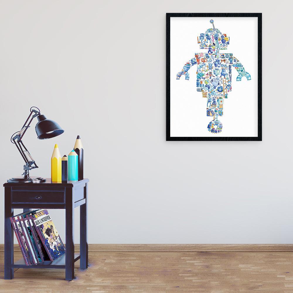 Cool Robot Wall Art Print