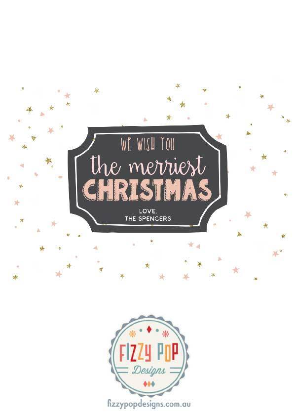 Fizzy Pop Designs Christmas Custom Christmas Cards - Ho Ho Ho nursery art kids wall art